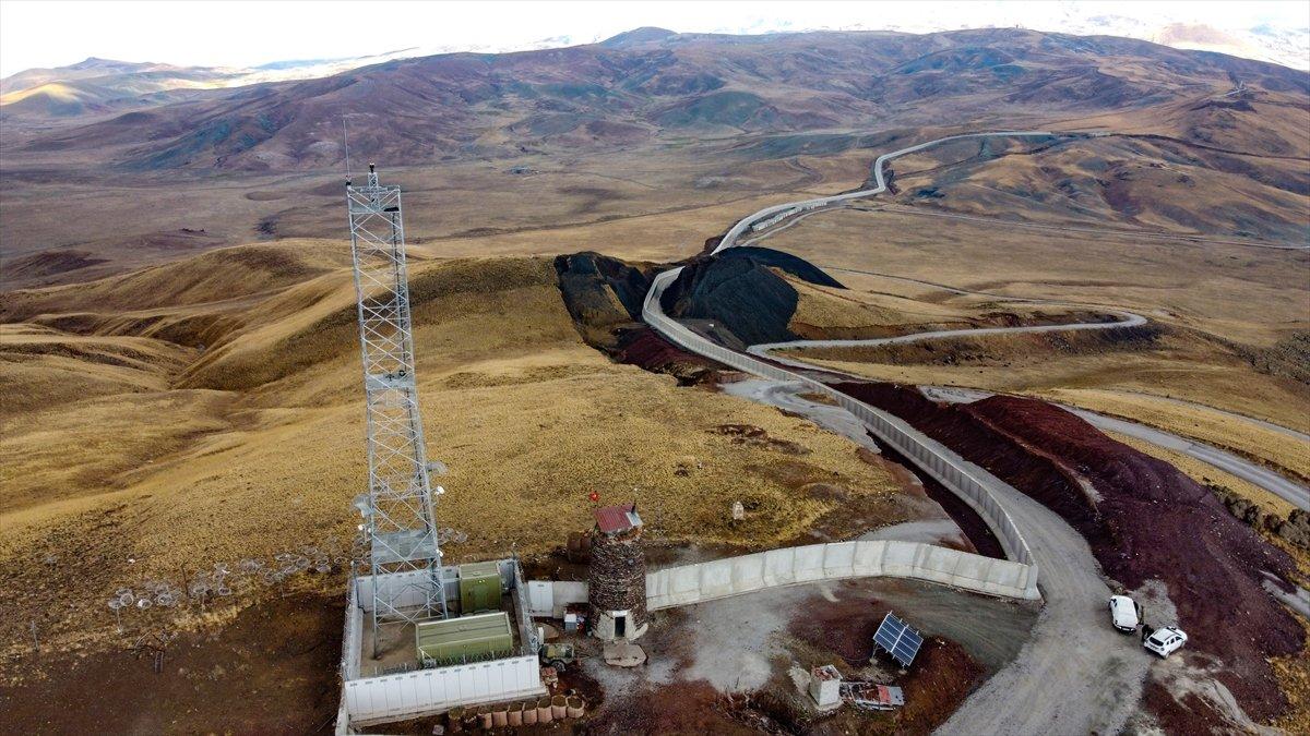 Van ile İran sınırına yapılan güvenlik duvarı, 20 kilometreye ulaştı