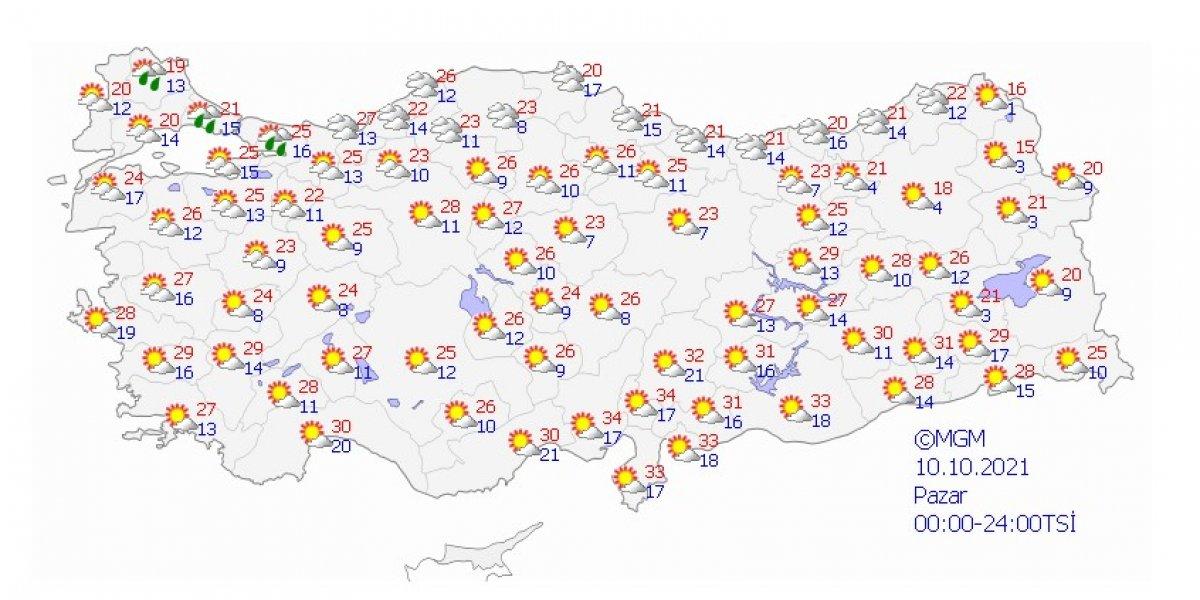 Hava sıcaklıkları yarından itibaren artacak