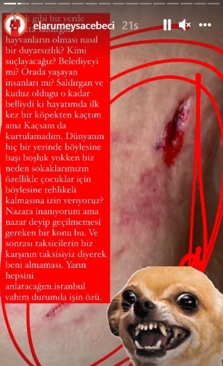 Ela Rumeysa Cebeci’ye nazar boncuğu hediye edildi