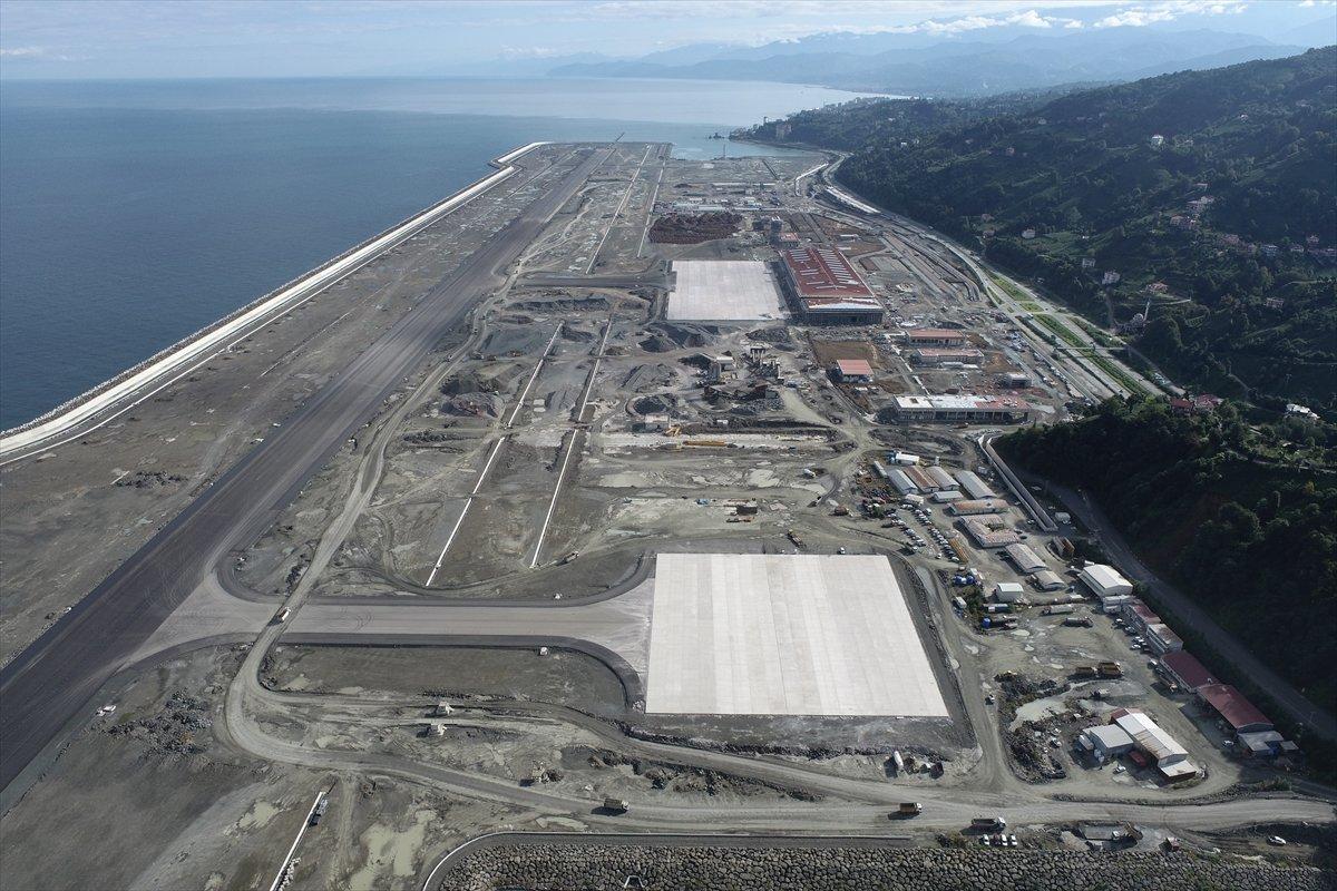 Rize-Artvin Havalimanı'nda test uçuşu için geri sayım