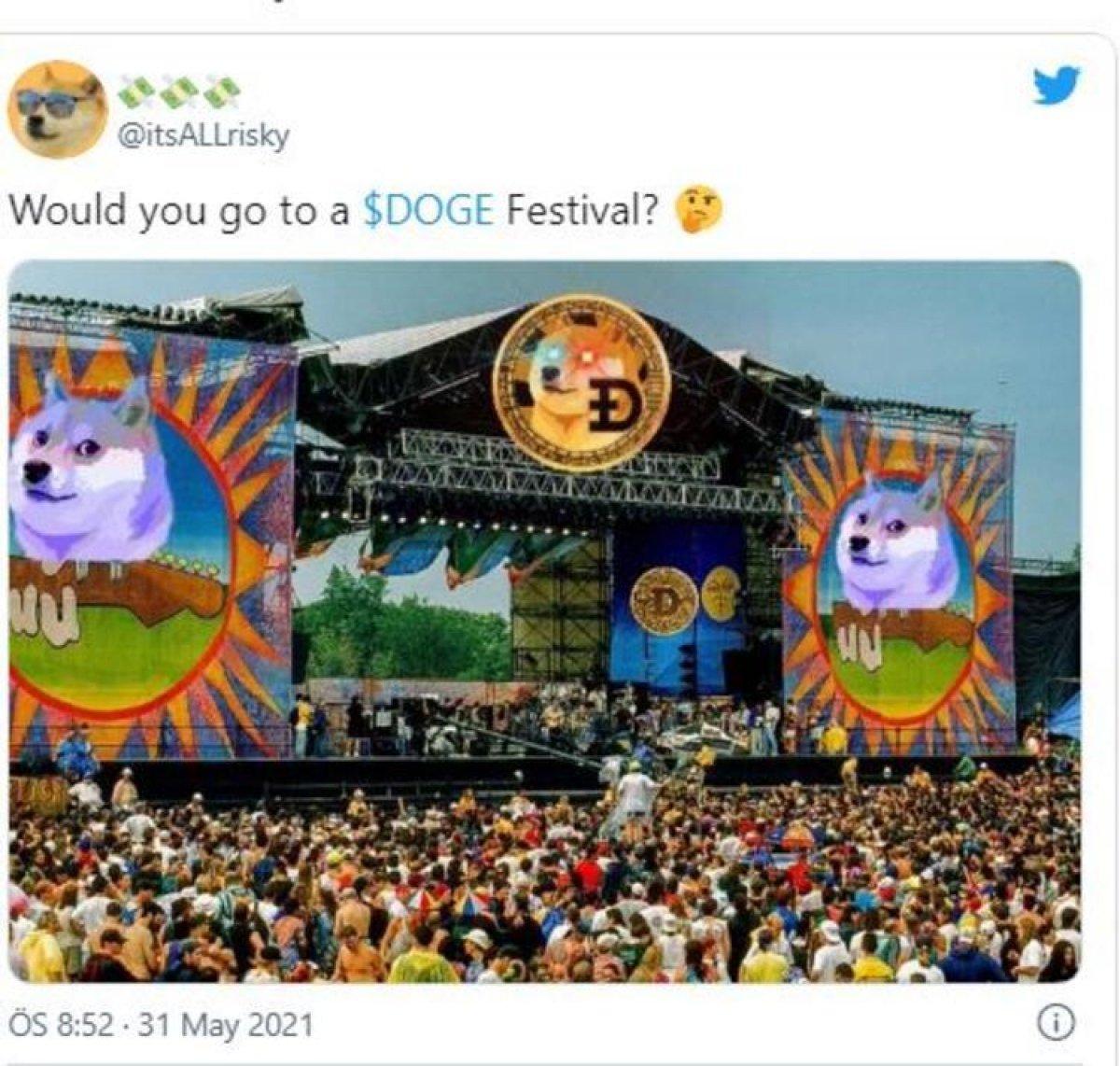 Dogecoin temalı festival 2021: Dogepalooza müzik festivali ne zaman? Elon Musk katılacak mı?