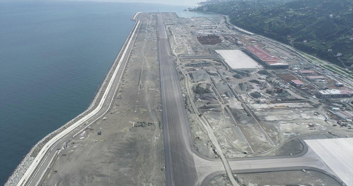 Rize-Artvin Havalimanı'nda test uçuşu için geri sayım