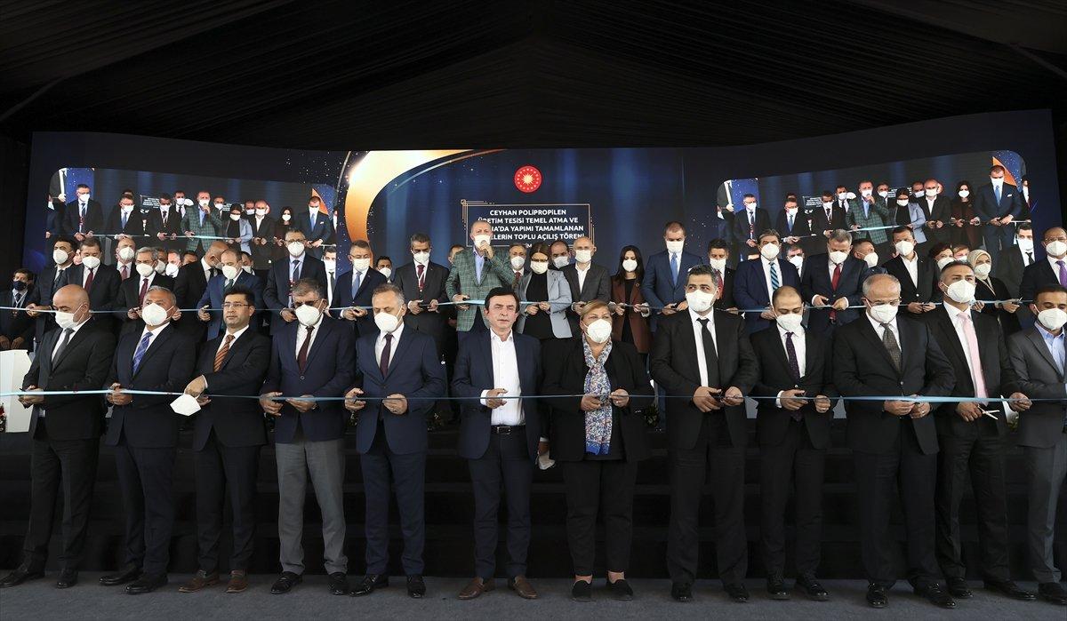 Cumhurbaşkanı Erdoğan, Adana'da toplu açılış törenine katıldı