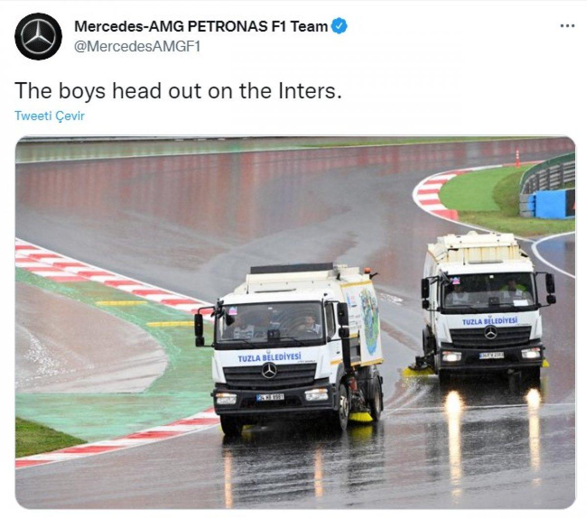 Mercedes'in belediye aracı paylaşımı