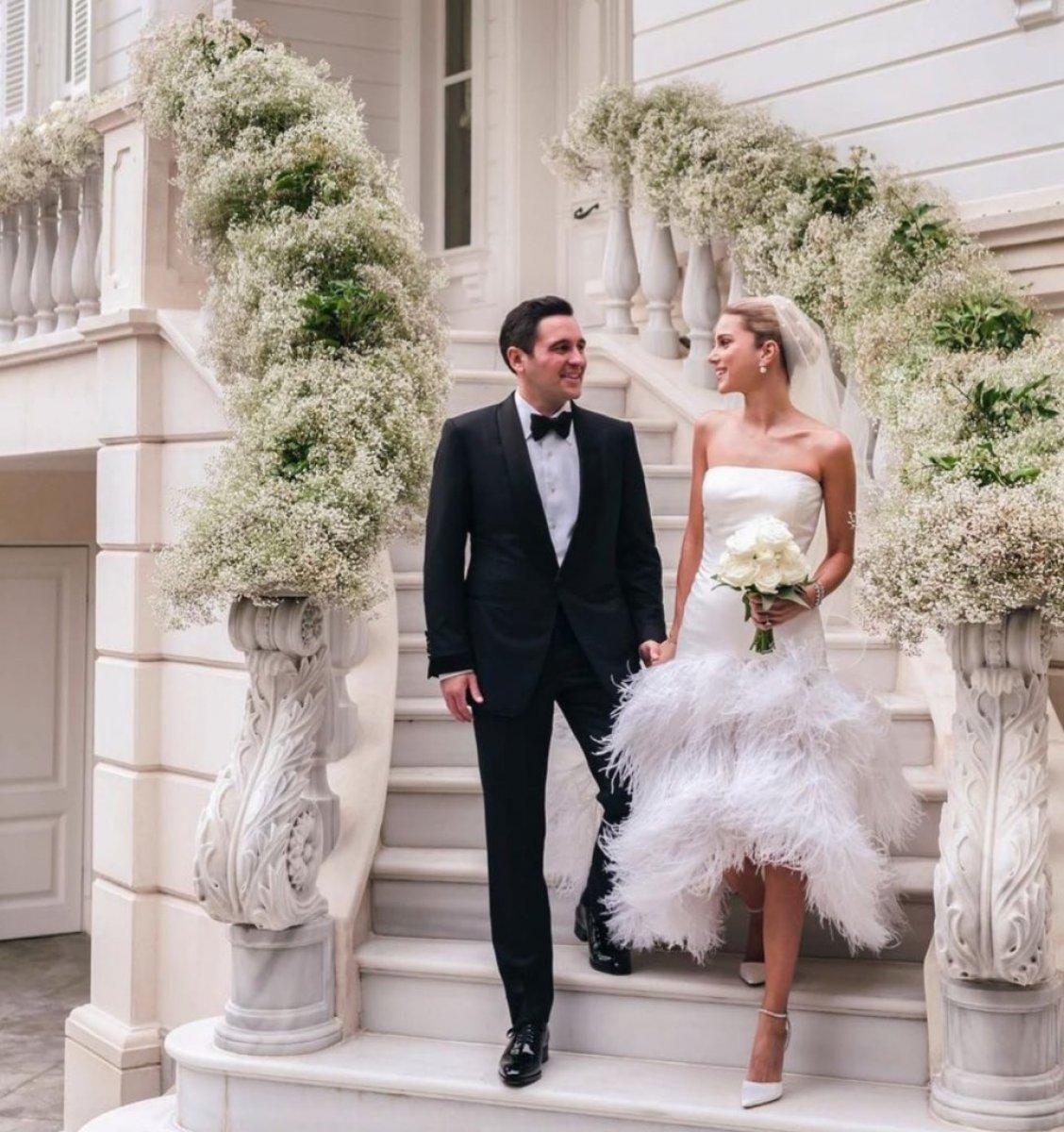 Nazlı Kayı ile Hacı Sabancı evlendi