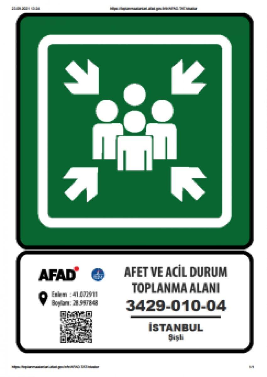 AFAD’dan ‘İstanbul’da standarda uygun olmayan toplanma alanı’ iddialarına cevap
