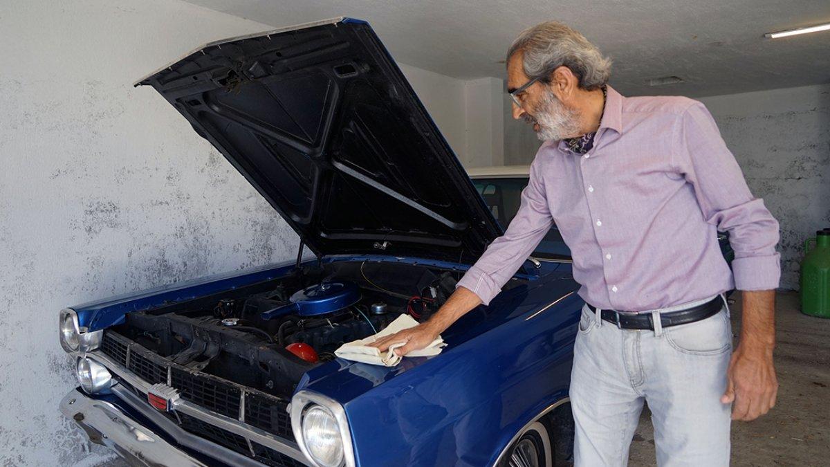 Balıkesirli iş adamının gözü gibi baktığı otomobil