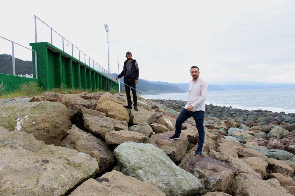Trabzon'da denize sıfır stadyum