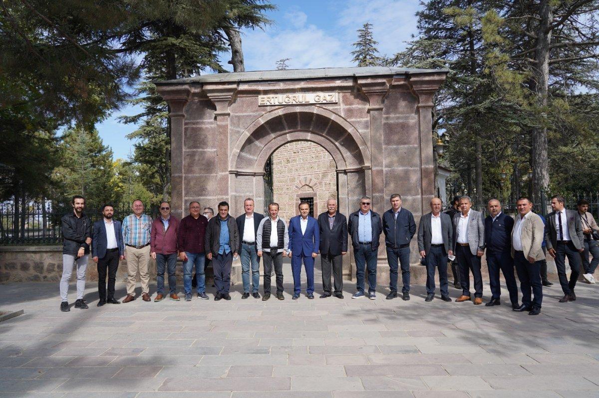 CHP’li başkanlar, Ertuğrul Gazi'nin türbesinde