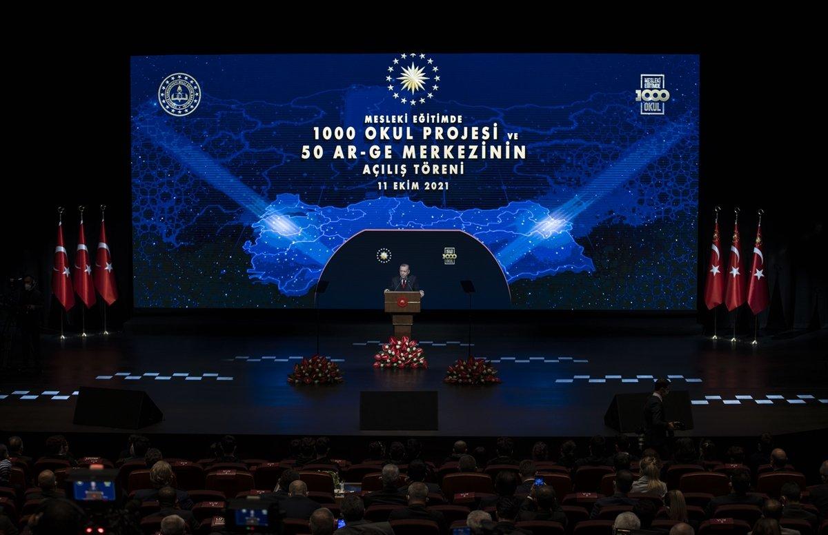 Cumhurbaşkanı Erdoğan, Beştepe'deki açılış töreninde