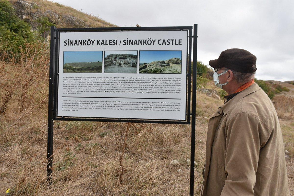 Edirne’de Orta Çağ’dan kalma mağara şapeli, definecilerin hedefi oldu