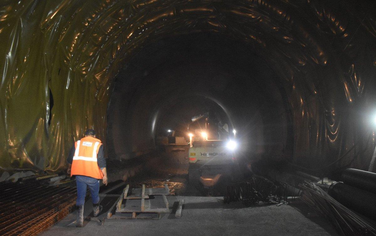 Geminbeli Tüneli çalışmalarında ışık görüldü