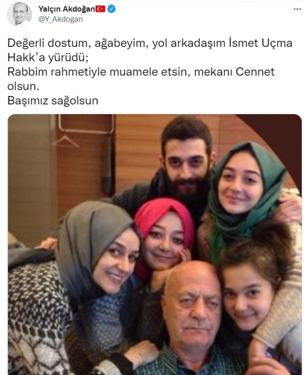 AK Parti Milletvekili İsmet Uçma hayatını kaybetti