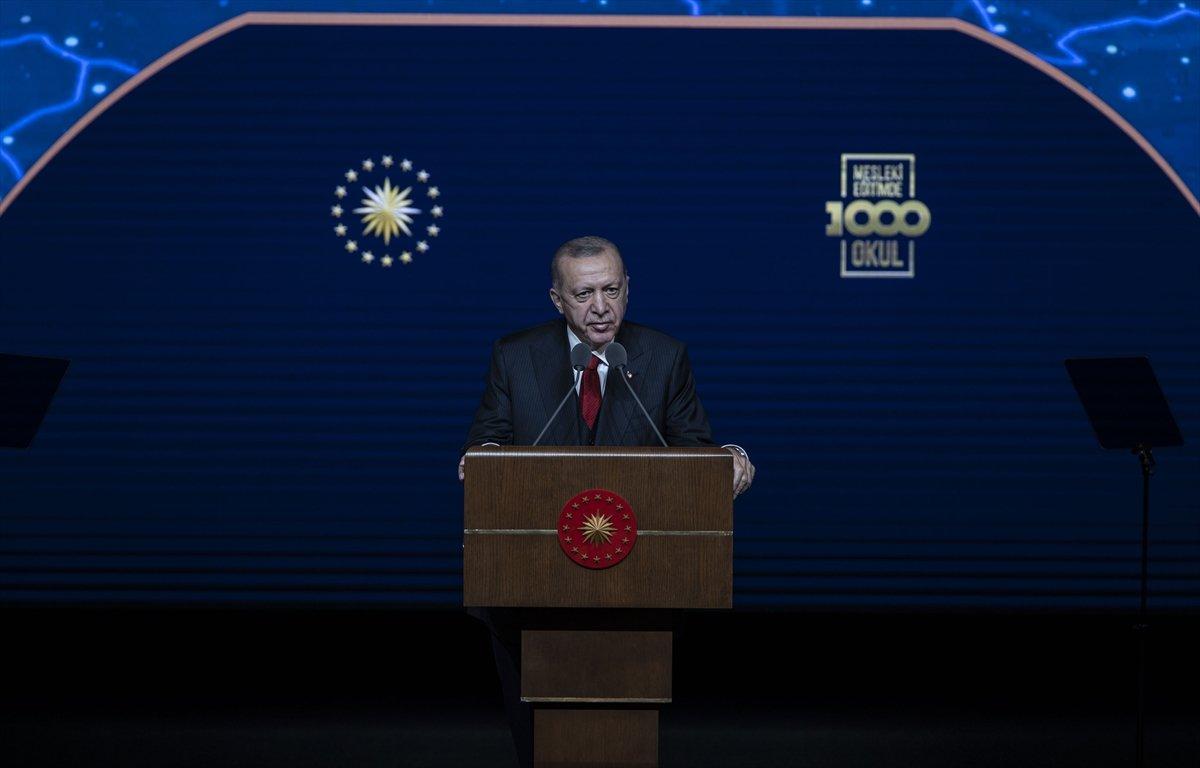 Cumhurbaşkanı Erdoğan, Beştepe'deki açılış töreninde