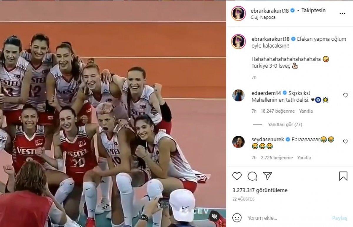 En az saçı kadar renkli! İşte Ebrar Karakurt'un esprili Instagram paylaşımları