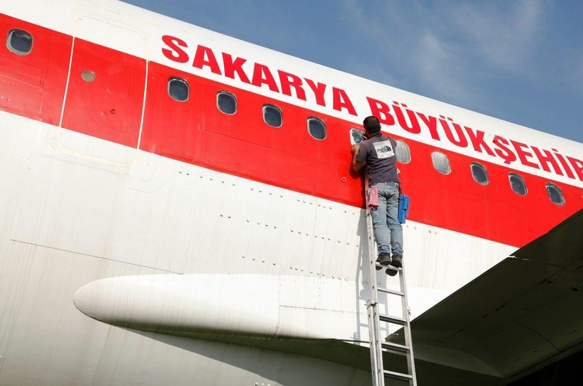 Yolcu uçağı, Sakarya’da kafe ve restoran olarak hizmet verecek