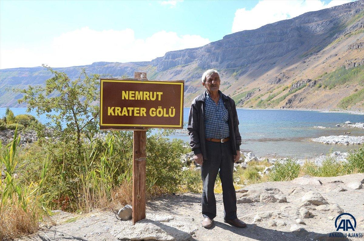 Nemrut'ta 48 yıldır gönüllü bekçilik yapıyor