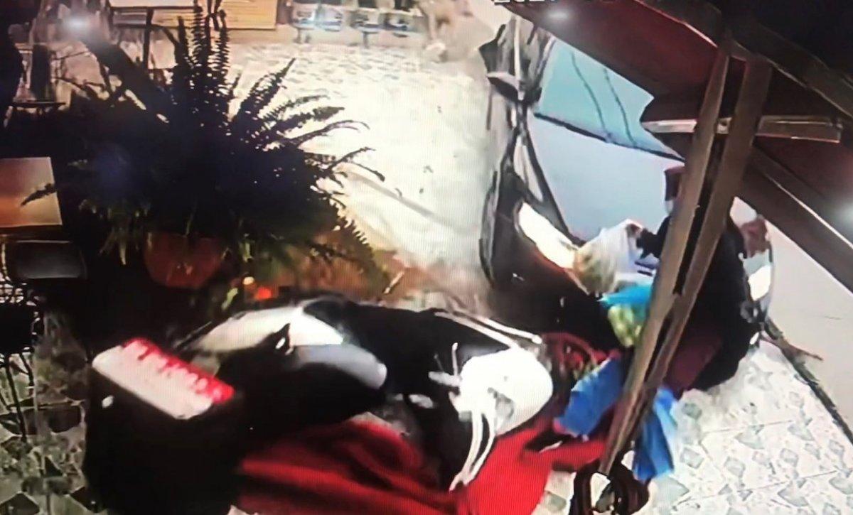 Küçükçekmece’de marketten dönen kadın canından oluyordu