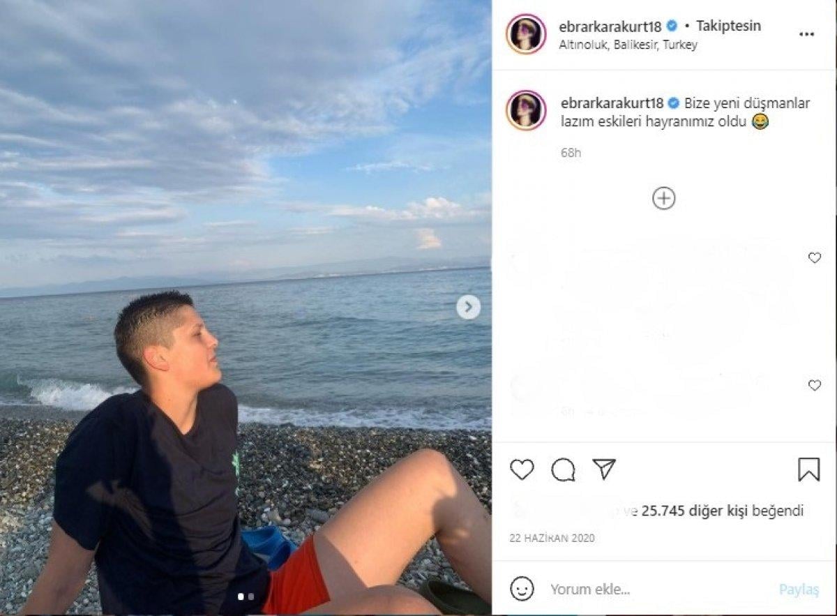 En az saçı kadar renkli! İşte Ebrar Karakurt'un esprili Instagram paylaşımları