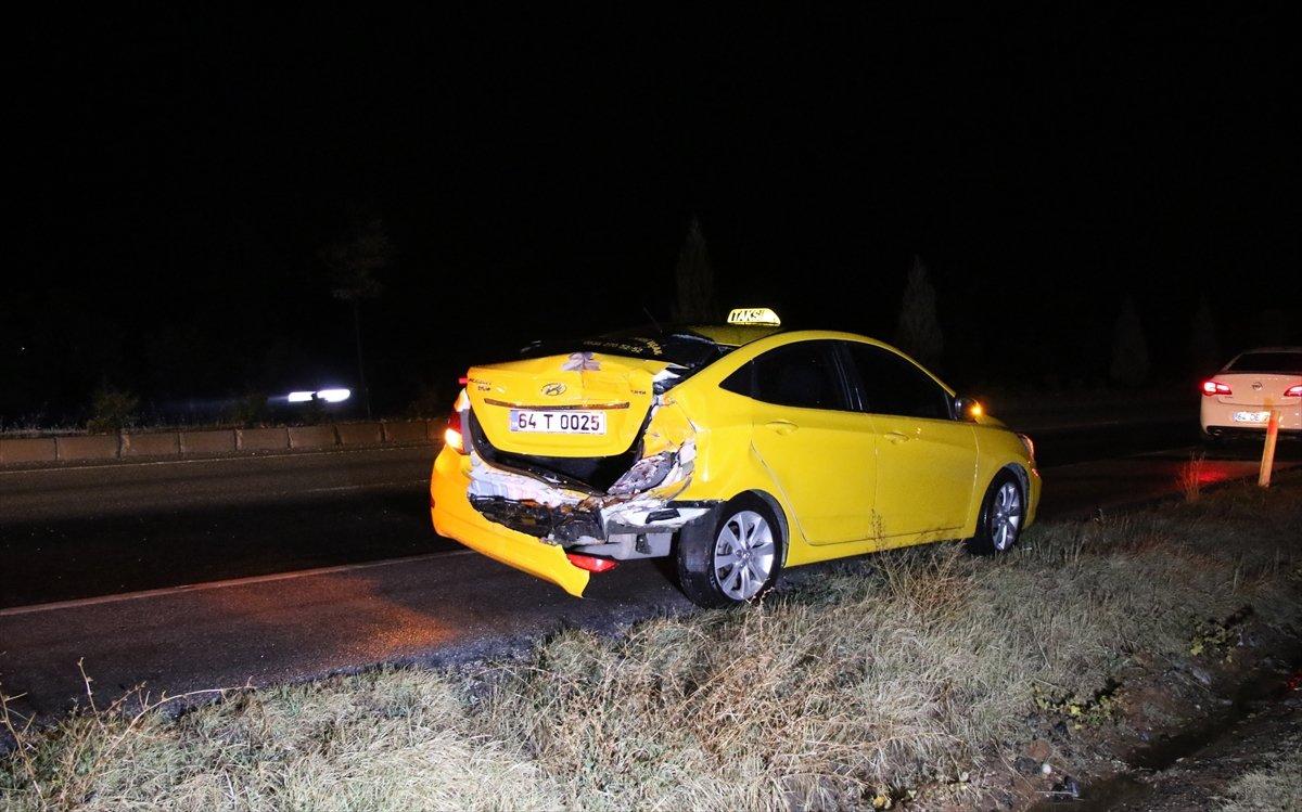 Uşak'ta tankerin çarptığı sürücü yaşamını yitirdi