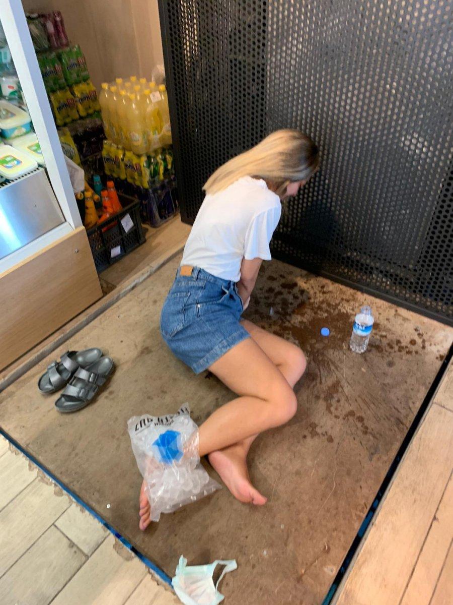 Muğla’da alışveriş yapan kadın, asansör boşluğuna düştü