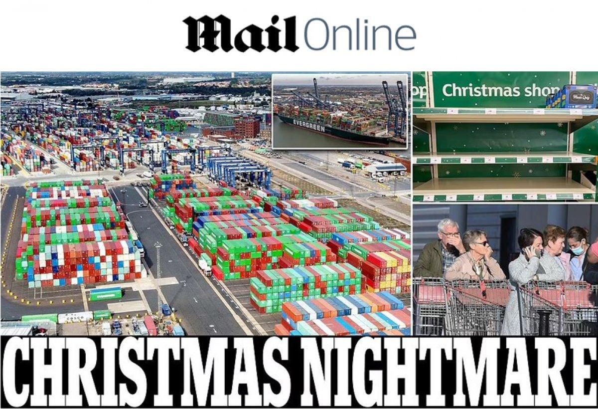 İngiltere limanlarında nakliye krizi yaşanıyor