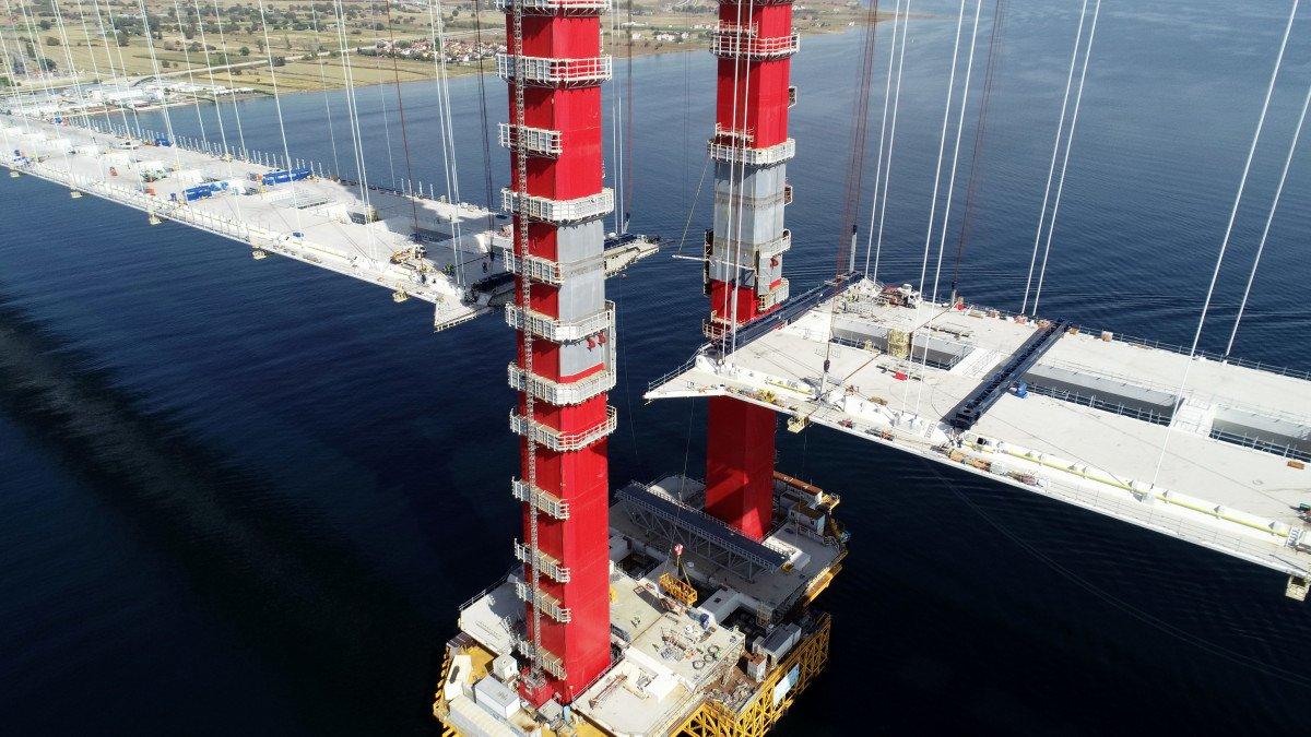 1915 Çanakkale Köprüsü'nde sona yaklaşıldı