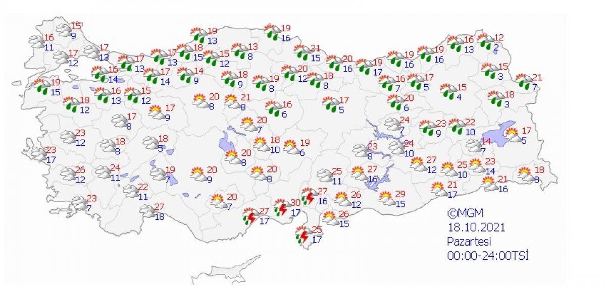 Meteoroloji'den İzmir için sağanak yağış uyarısı