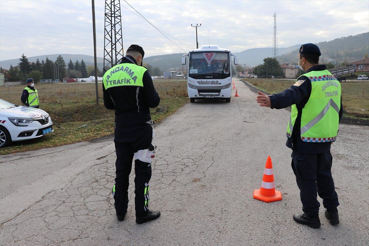 Bolu'da okul servislerine yönelik denetimler sürüyor