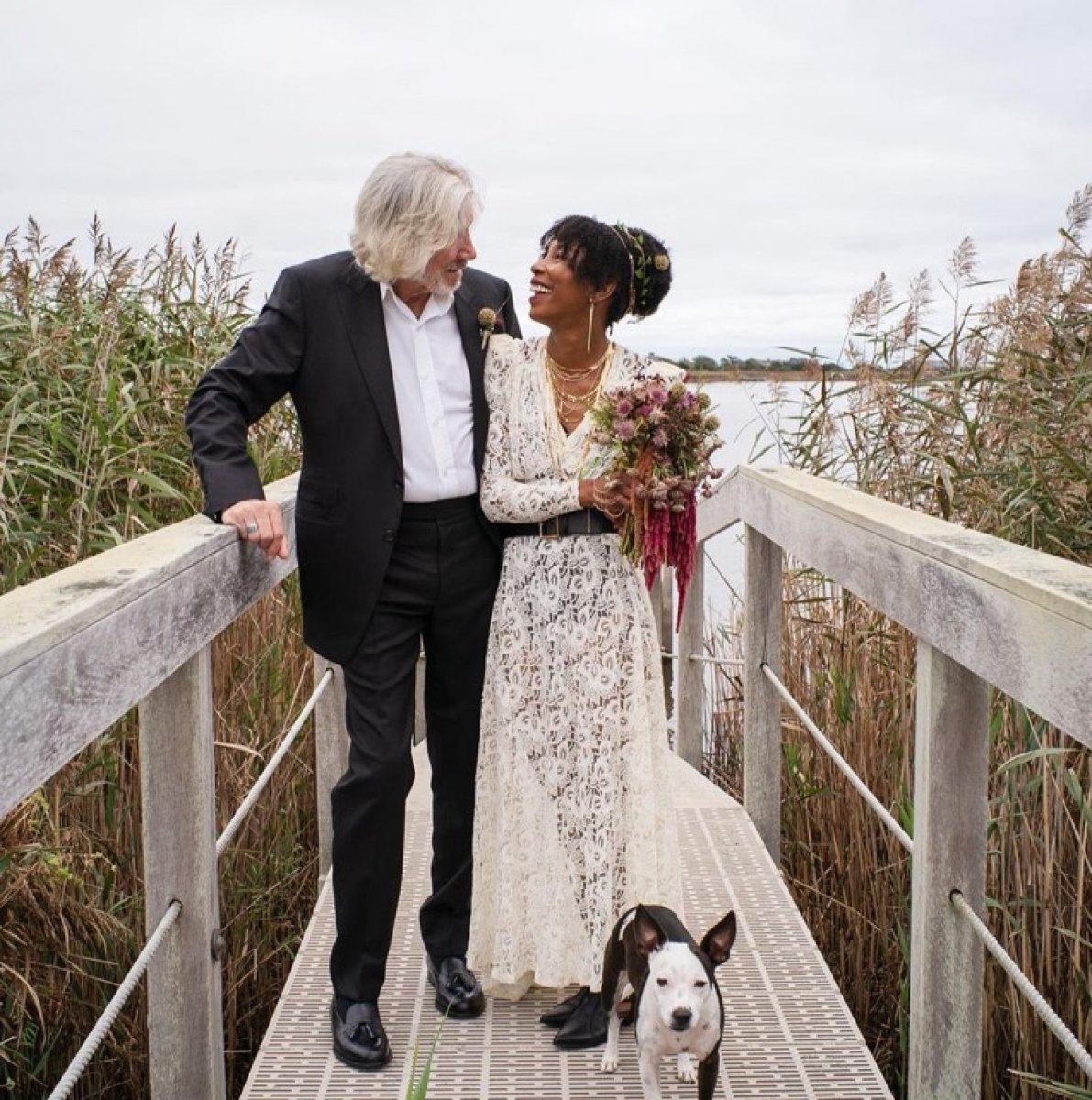 Pink Floyd'un solisti George Roger Waters beşinci kez evlendi