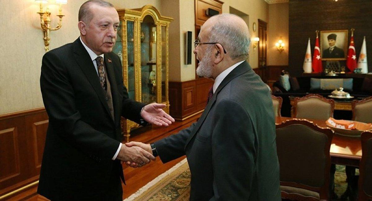 Cumhurbaşkanı Erdoğan, Temel Karamollaoğlu ile görüşecek