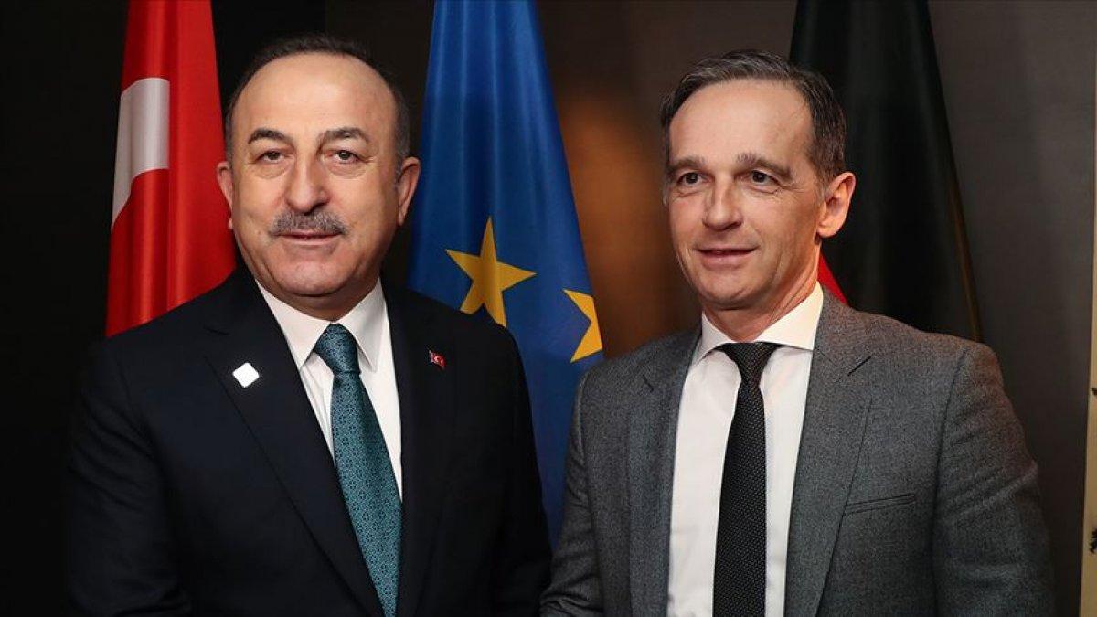 Mevlüt Çavuşoğlu, Alman mevkidaşı Heiko Maas ile görüştü