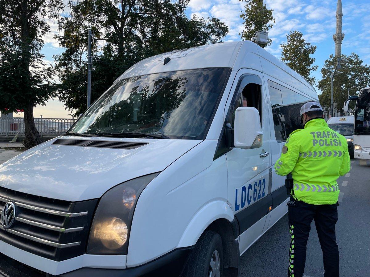 İstanbul’da okul servislerine yönelik denetim