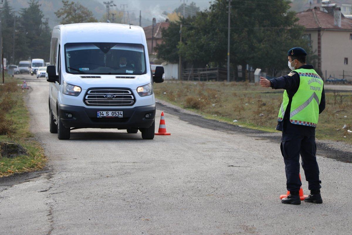 Bolu'da okul servislerine yönelik denetimler sürüyor