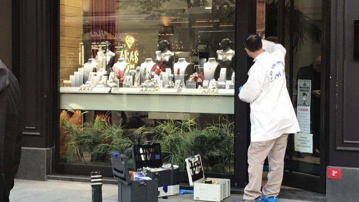Şişli’de, mücevherat dükkanında 1 milyon liralık silahlı soygun yapıldı