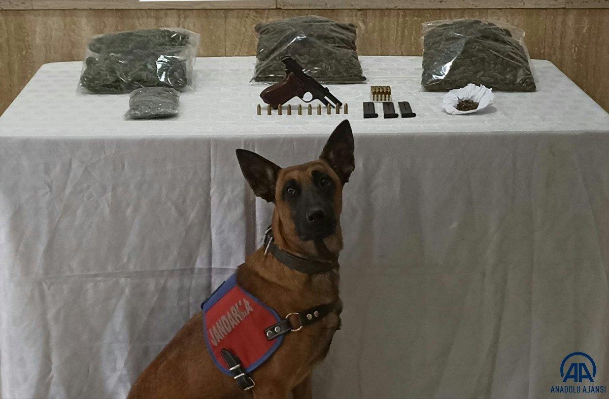 Trabzon’da jandarmanın uyuşturucu operasyonu kamerada