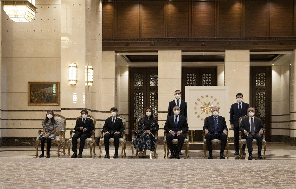 Azerbaycan'ın Ankara Büyükelçisi Mammadov, Erdoğan'a güven mektubu sundu
