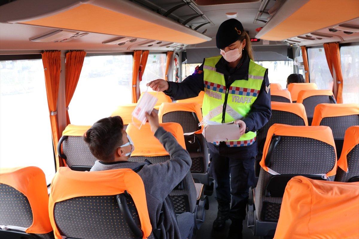 Bolu'da okul servislerine yönelik denetimler sürüyor