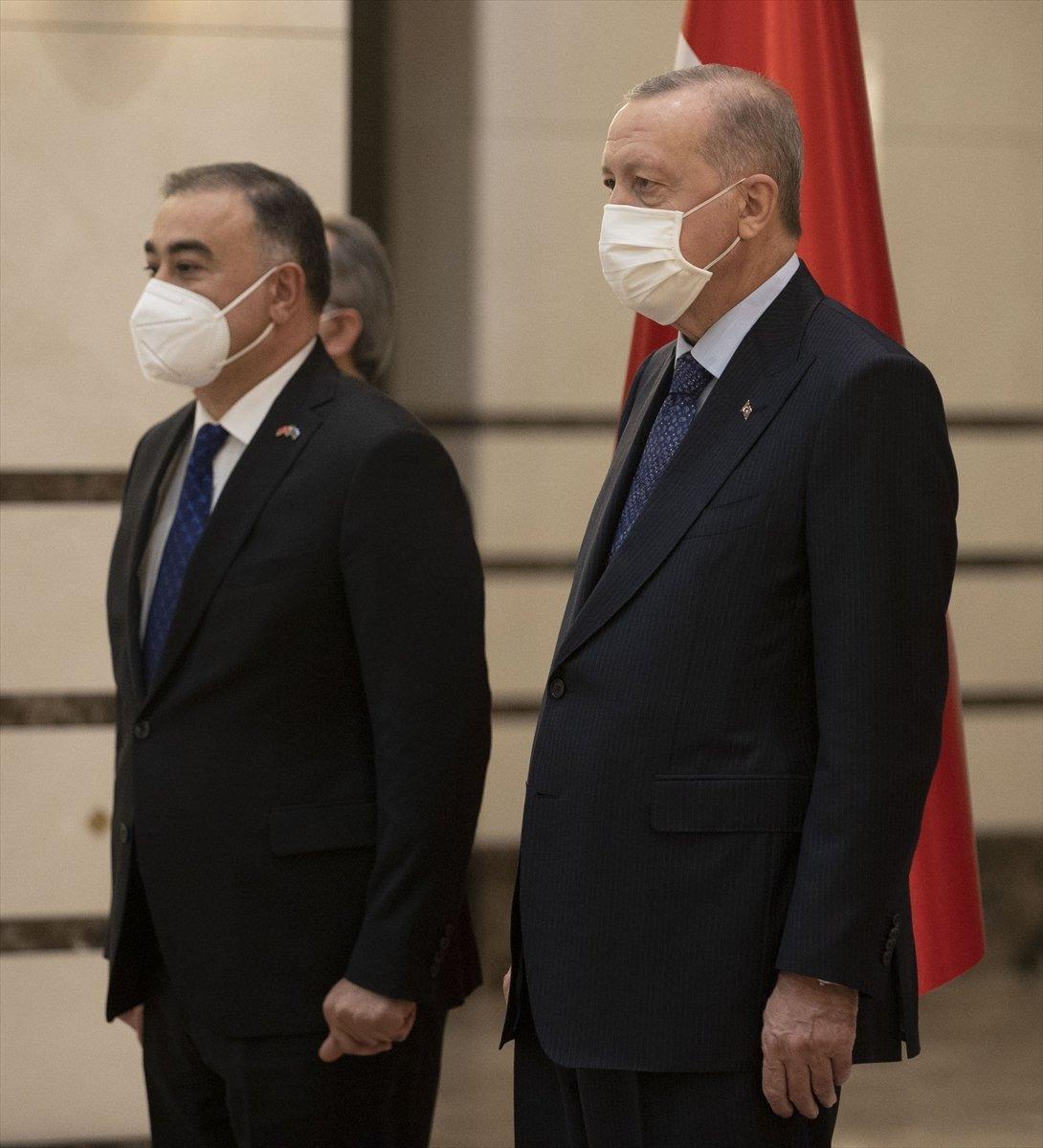 Azerbaycan'ın Ankara Büyükelçisi Mammadov, Erdoğan'a güven mektubu sundu