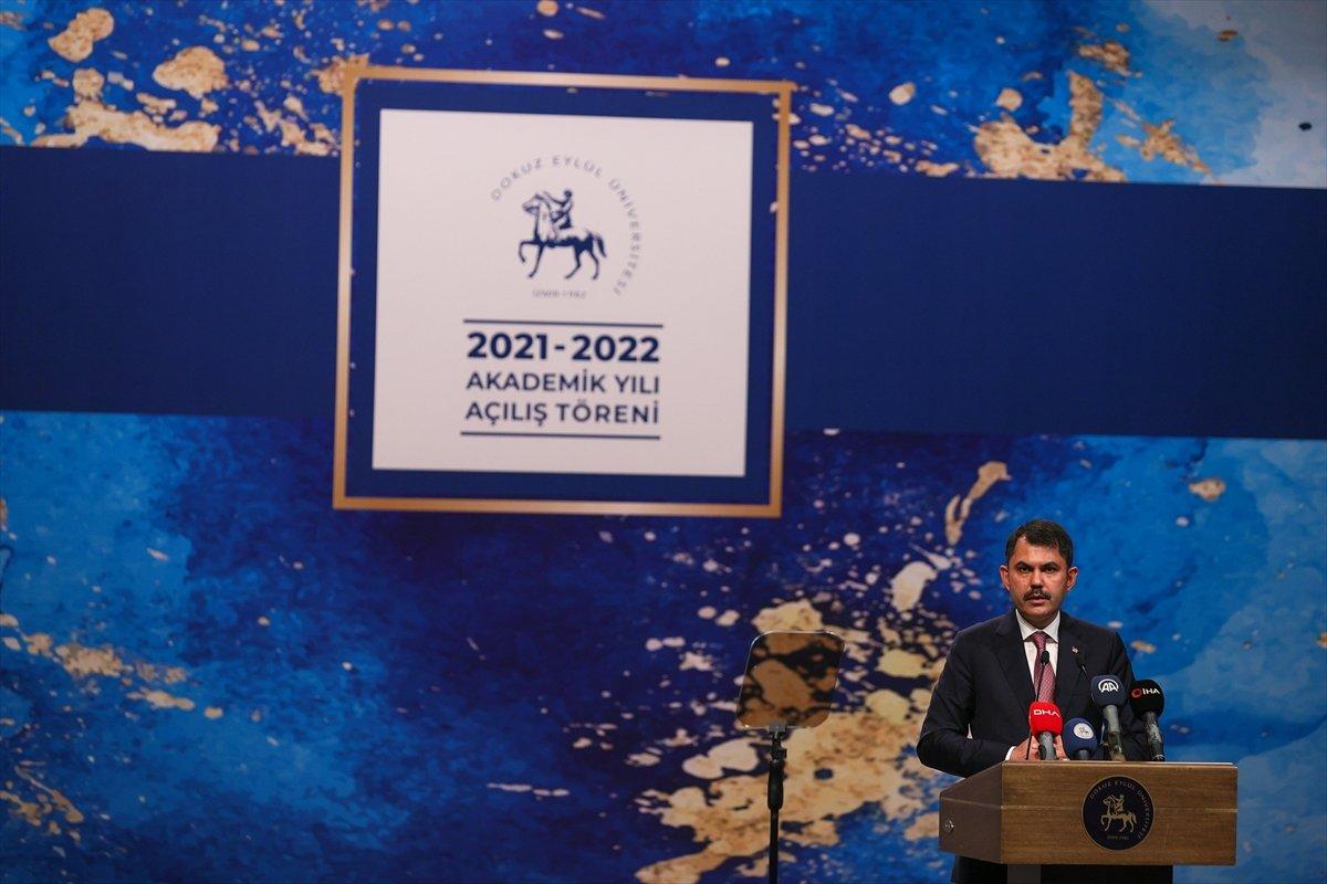 Murat Kurum: Her üniversitemizden 1 iklim elçisi belirlemesini talep edeceğiz