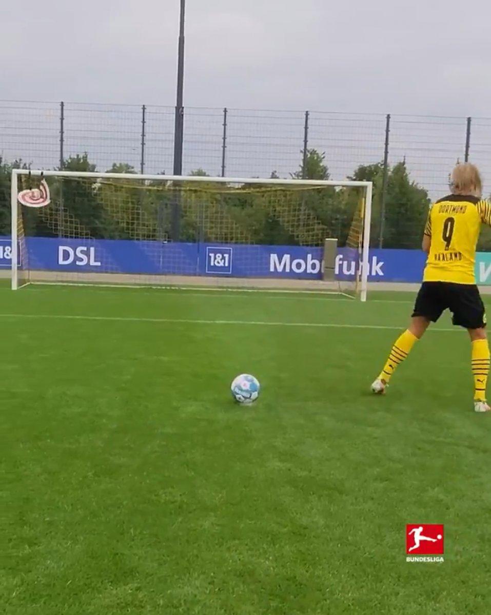 Haaland'ın antrenman performansı