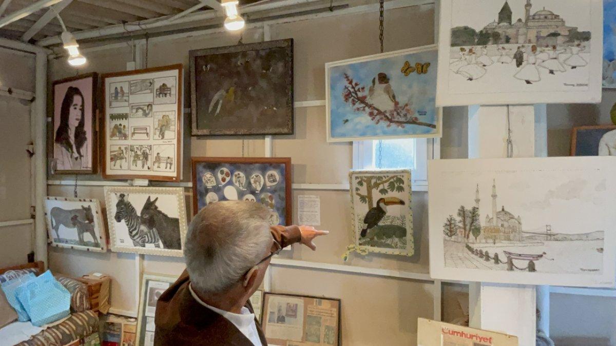 Muğla'da, pandemide 600 bin toplu iğneyle 10 tablo yaptı