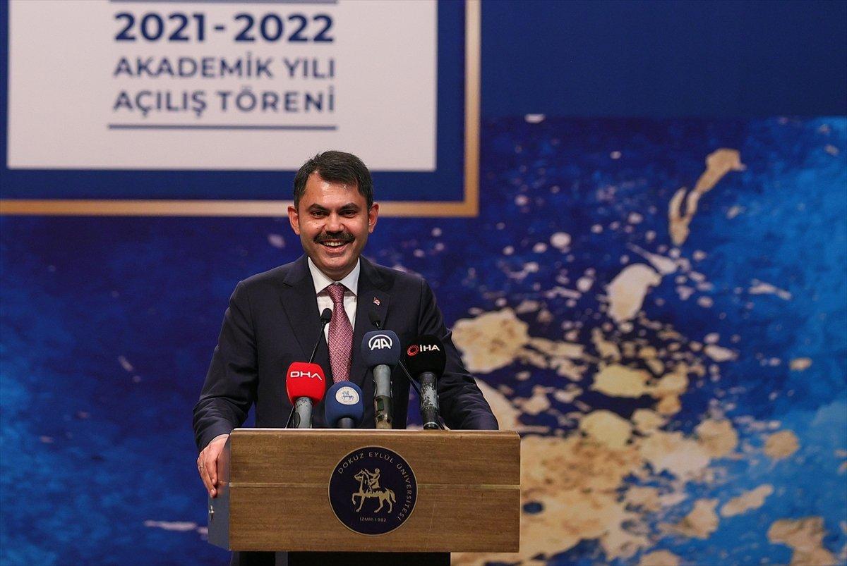 Murat Kurum: Her üniversitemizden 1 iklim elçisi belirlemesini talep edeceğiz