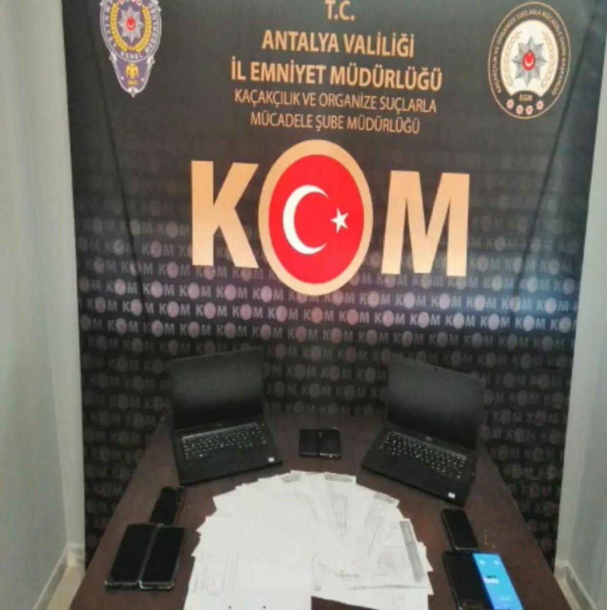 Çekirge operasyonunun Antalya ayağı: 6 milyonluk vurgun