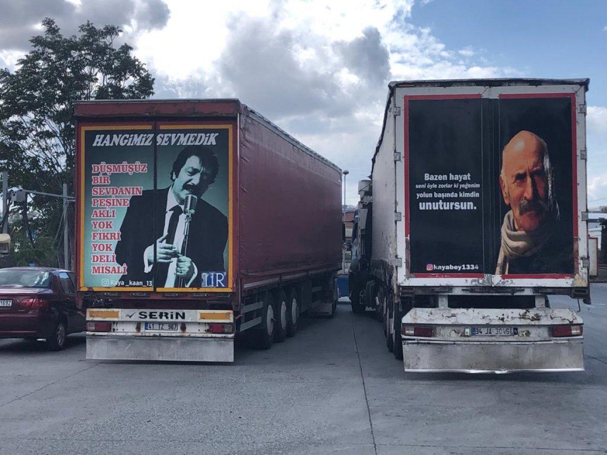 Bir zamanlar kamyon arkası yazılar vardı