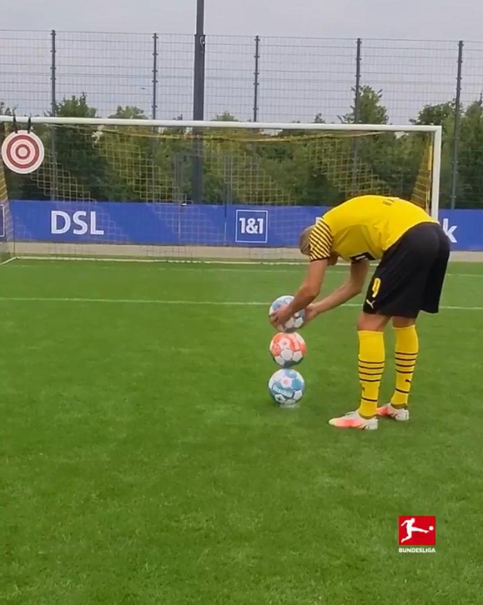 Haaland'ın antrenman performansı