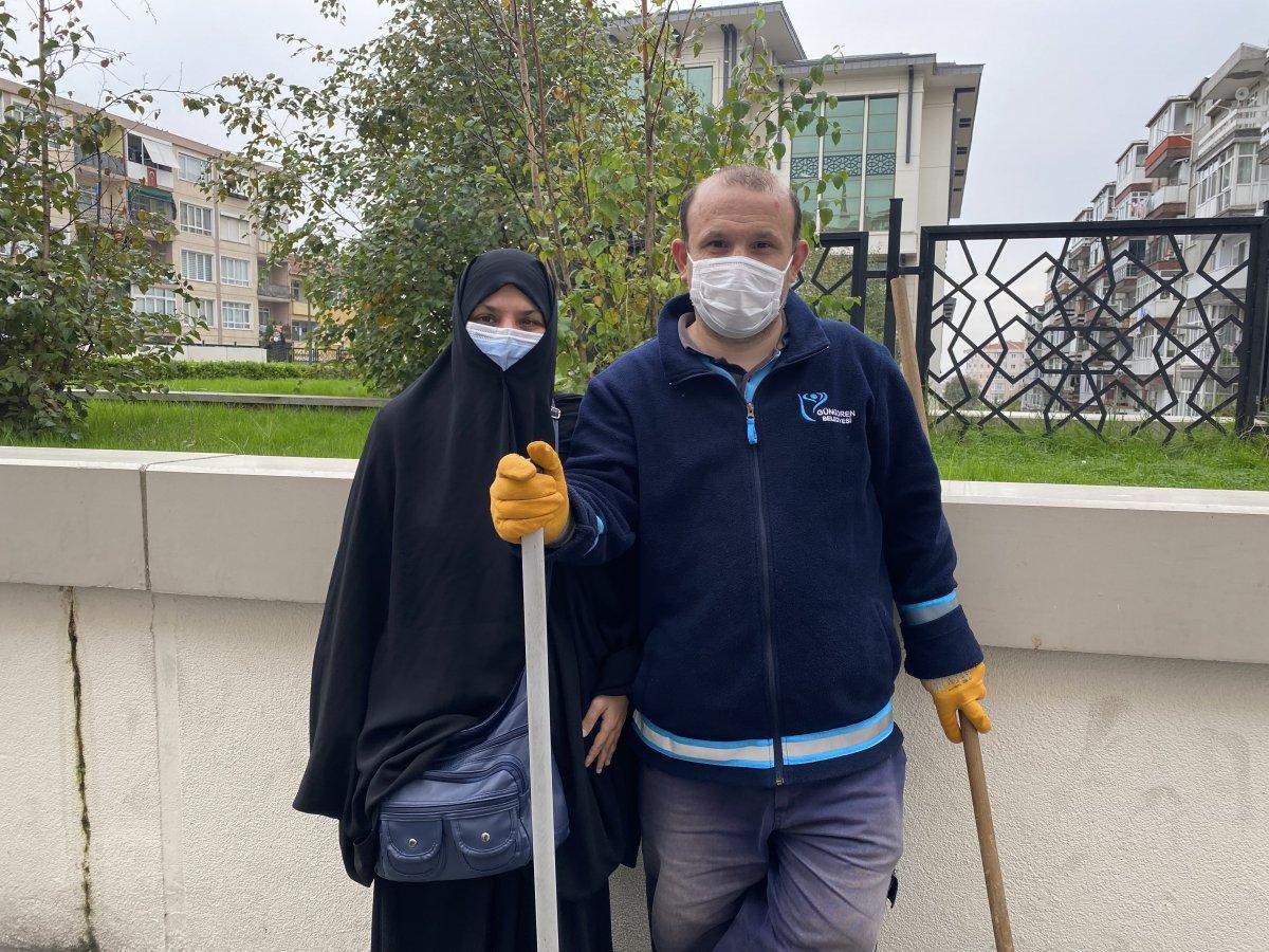 Temizlik işçisinden örnek davranış: Para dolu cüzdanı sahibine teslim etti