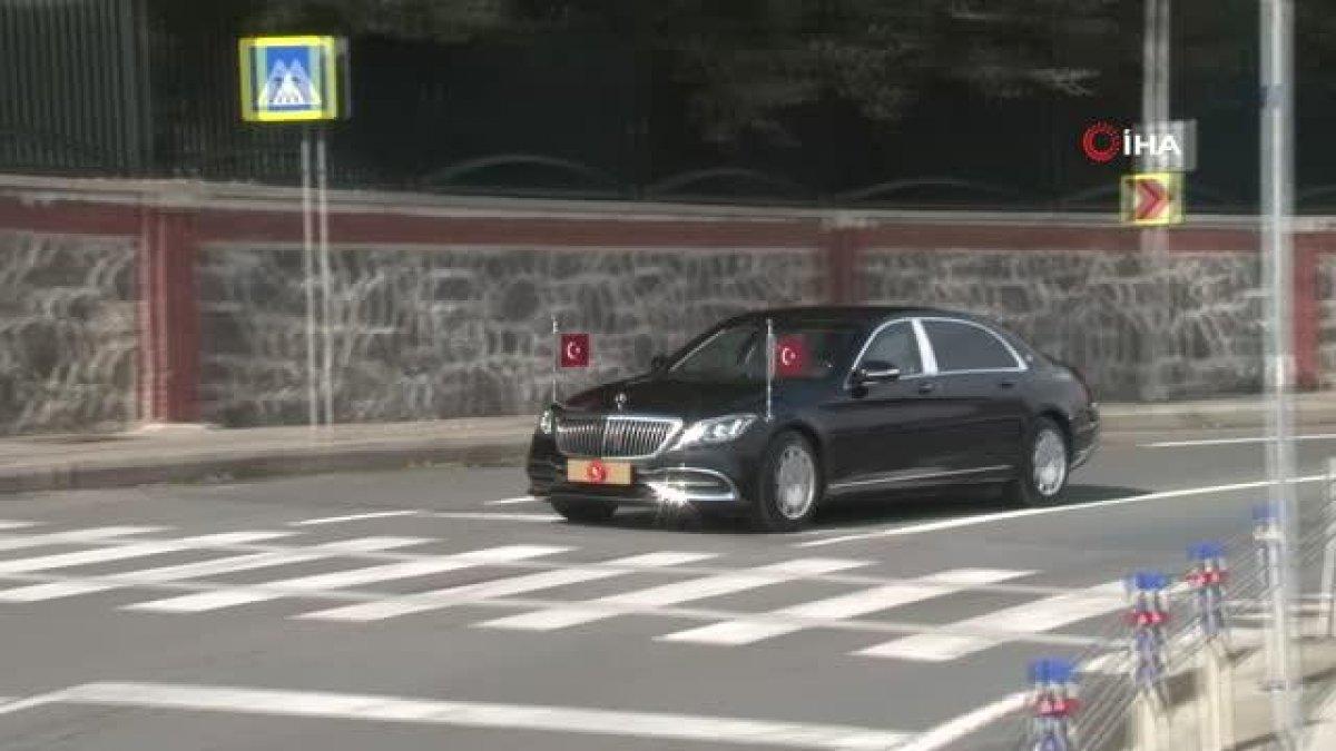 Cumhurbaşkanı Erdoğan Huber Köşkü'nde