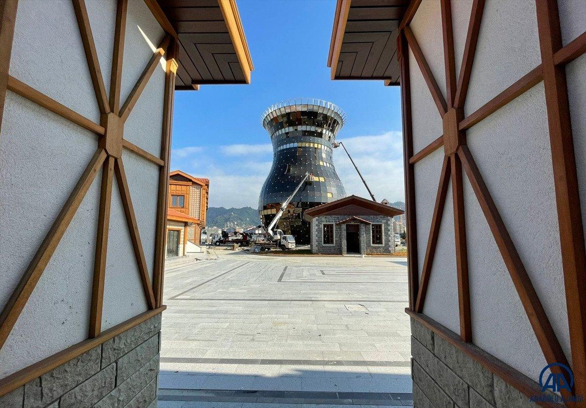 Rize Çay Çarşısı'nın inşaatında sona gelindi