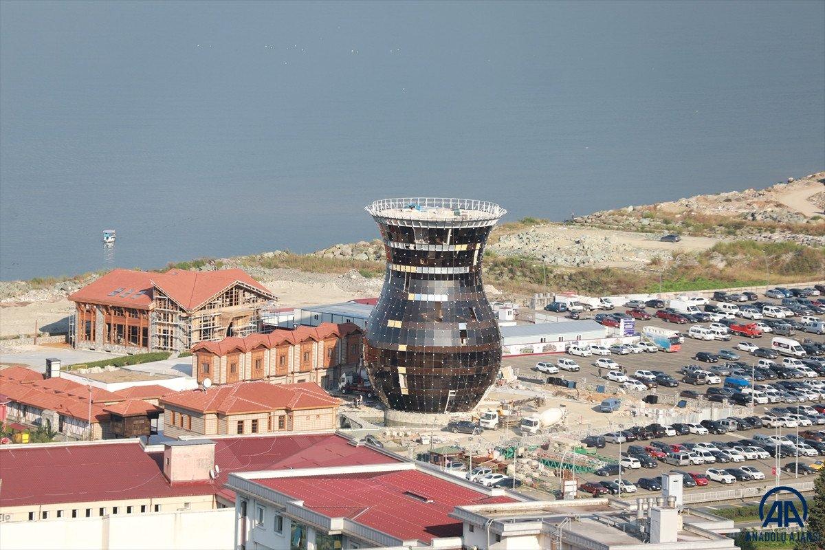 Rize Çay Çarşısı'nın inşaatında sona gelindi